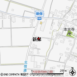 長野県中野市新保957周辺の地図