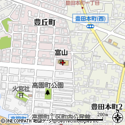 鉄道弘済会富山保育所周辺の地図