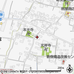 長野県中野市新保363周辺の地図