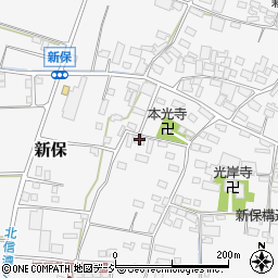 長野県中野市新保594周辺の地図