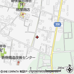 長野県中野市新保204周辺の地図
