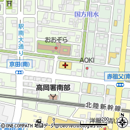 北陸銀行ウエルシア高岡京田店 ＡＴＭ周辺の地図