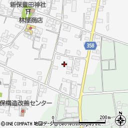 長野県中野市新保176周辺の地図