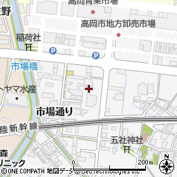 富山県高岡市市場通り784周辺の地図