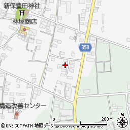 長野県中野市新保177周辺の地図