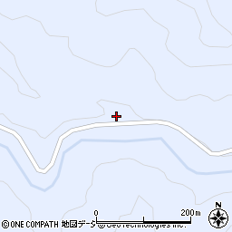 赤倉林道周辺の地図