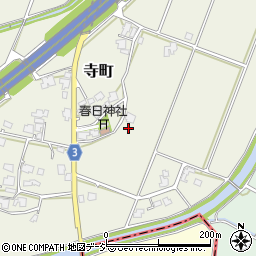 富山県滑川市寺町周辺の地図