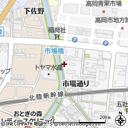 富山県高岡市市場通り864周辺の地図