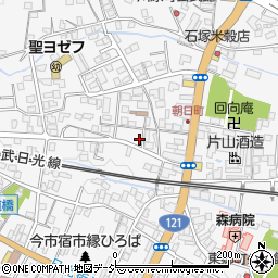 神山美容院周辺の地図