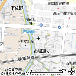 富山県高岡市下黒田863-1周辺の地図