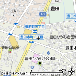 ローソン富山豊田店周辺の地図