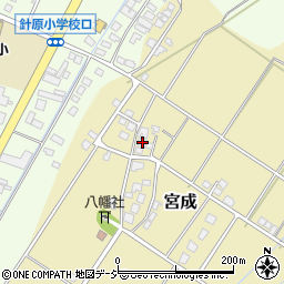 富山県富山市宮成141周辺の地図