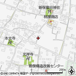 長野県中野市新保374周辺の地図
