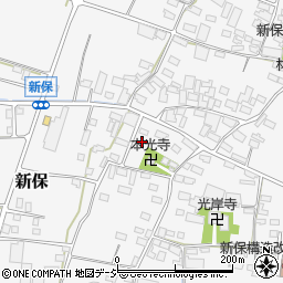 長野県中野市新保596周辺の地図