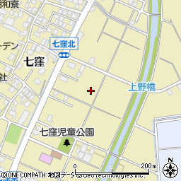 石川県かほく市七窪ト周辺の地図