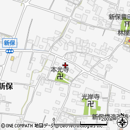 長野県中野市新保509周辺の地図