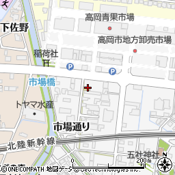 富山県高岡市市場通り803-1周辺の地図