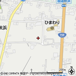 石川県かほく市秋浜（ハ）周辺の地図