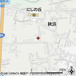 石川県かほく市秋浜ロ周辺の地図