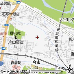〒321-1263 栃木県日光市瀬川の地図