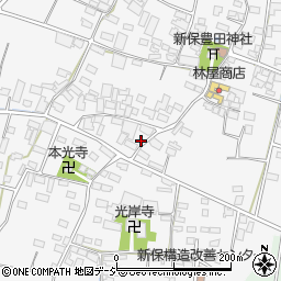 長野県中野市新保498周辺の地図
