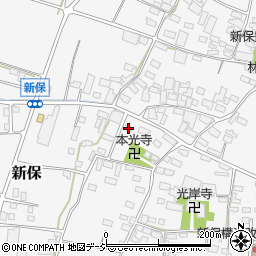 長野県中野市新保597周辺の地図