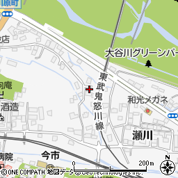 栃木県日光市今市1482周辺の地図
