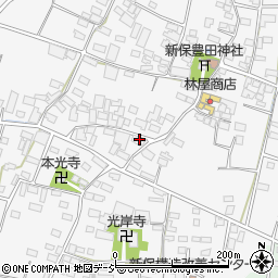 長野県中野市新保497周辺の地図