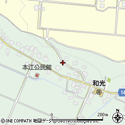 富山県滑川市本江周辺の地図