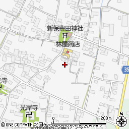 長野県中野市新保398周辺の地図