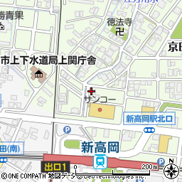 富山県高岡市京田581周辺の地図