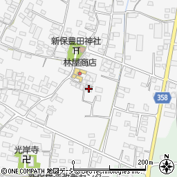 長野県中野市新保395周辺の地図