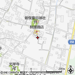 長野県中野市新保397周辺の地図