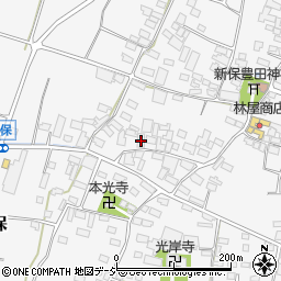 長野県中野市新保604周辺の地図