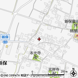 長野県中野市新保601周辺の地図