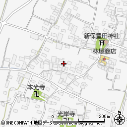 長野県中野市新保605周辺の地図