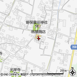 長野県中野市新保401周辺の地図