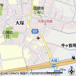 富山県富山市大塚西379周辺の地図