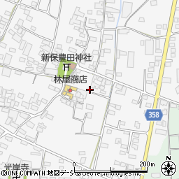 長野県中野市新保406周辺の地図