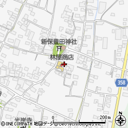長野県中野市新保408周辺の地図