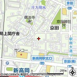 富山県高岡市京田554周辺の地図