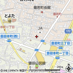 豊田公民館周辺の地図