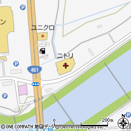 ニトリ今市店周辺の地図