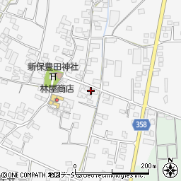 長野県中野市新保412周辺の地図