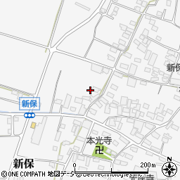 長野県中野市新保698周辺の地図