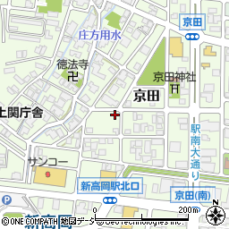 富山県高岡市京田549周辺の地図