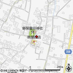 長野県中野市新保409周辺の地図