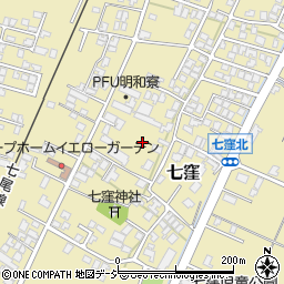石川県かほく市七窪ヘ周辺の地図