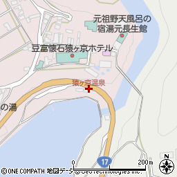 猿ヶ京温泉周辺の地図