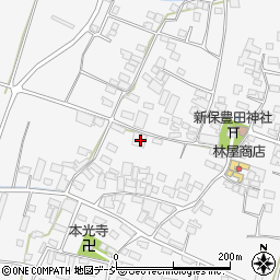 長野県中野市新保614周辺の地図